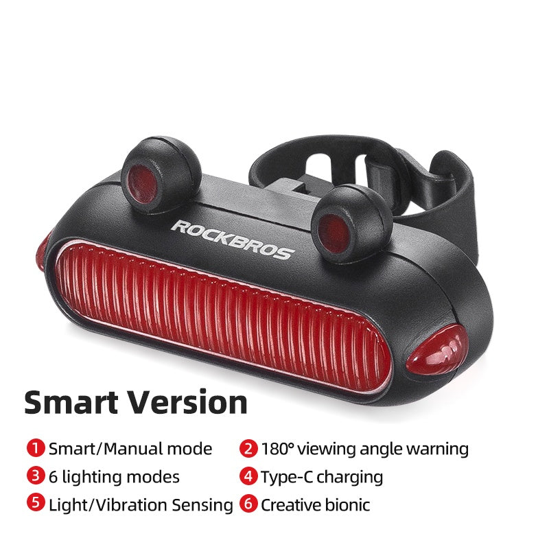 ROCKBROS Frog USB Brake-Sensing Bike Tail Light