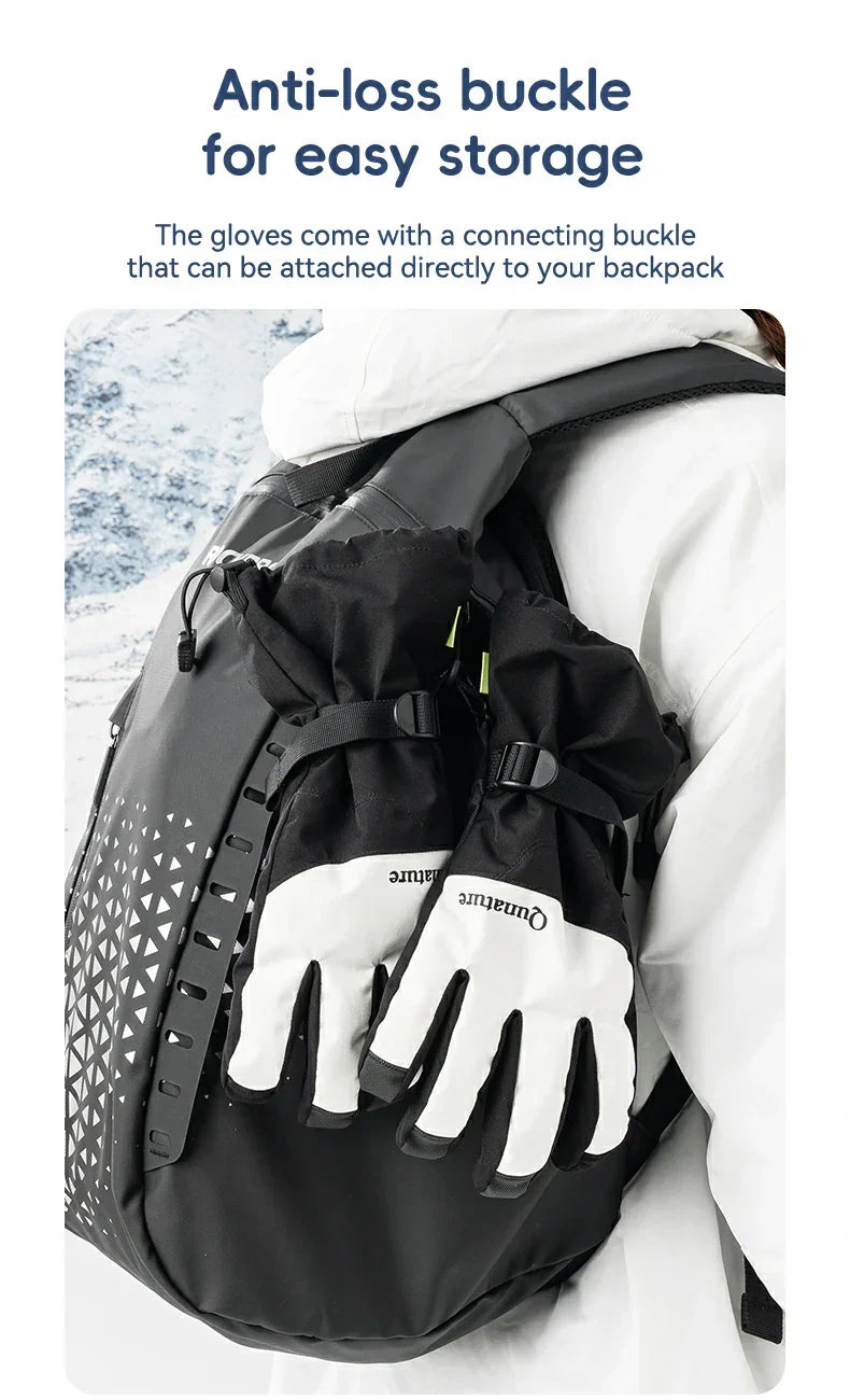 Qunature Insulated Touchscreen Ski Gloves