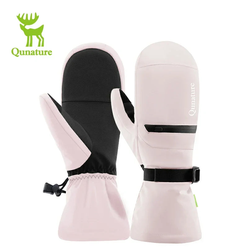 Qunature Double-Layer Thermal Ski Gloves