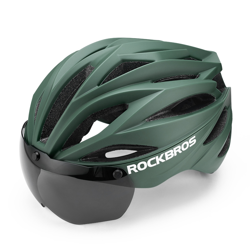 ROCKBROS Trail Helmet with Magnetic Goggles