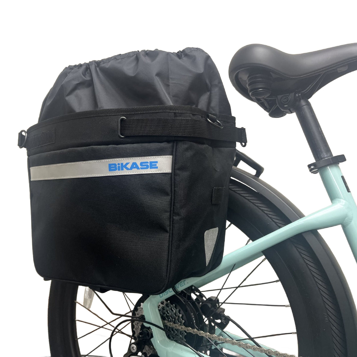 BiKASE Grocery Pannier with Black Fly Cover - view 3