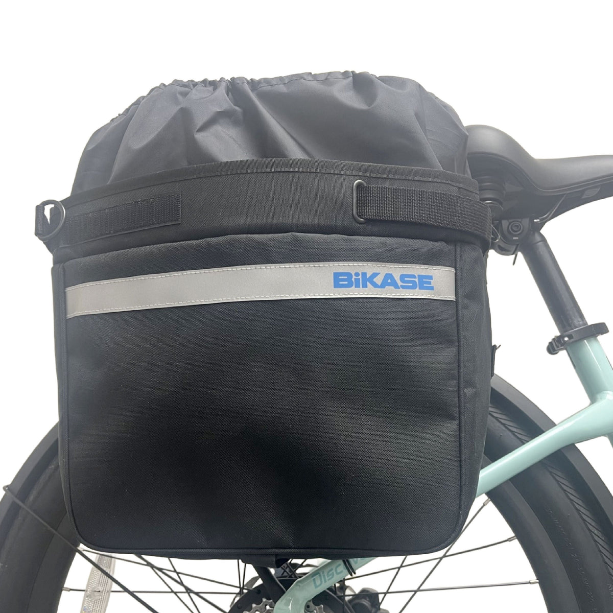 BiKASE Grocery Pannier with Black Fly Cover - view 4