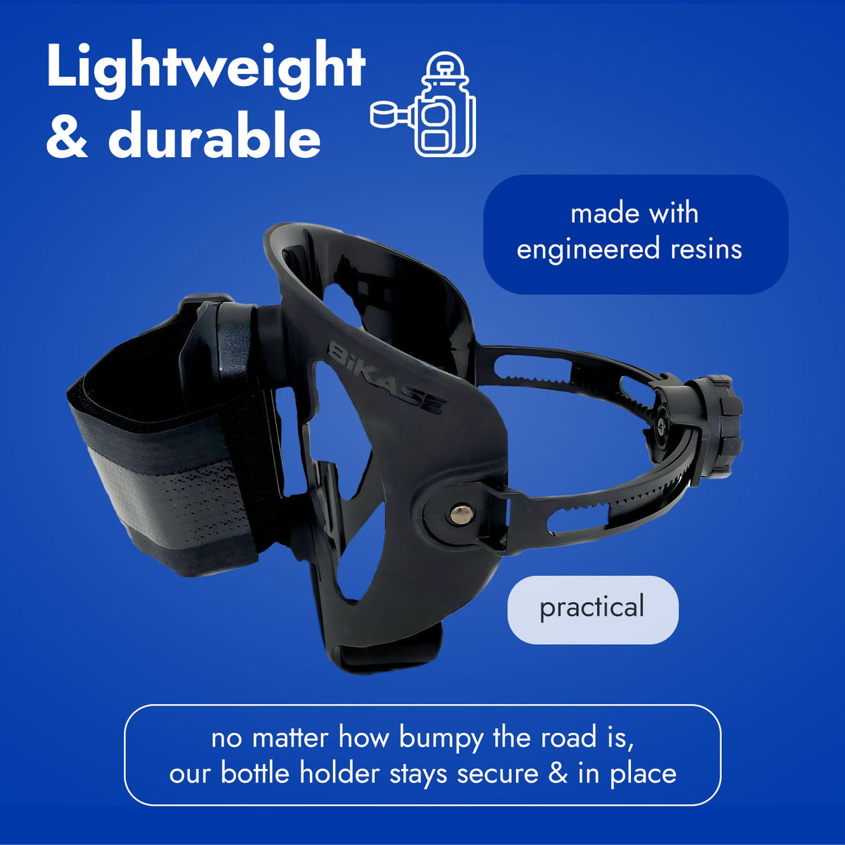 BiKASE ABC Bottle Cage with Anywhere Strap Adapter - view 2