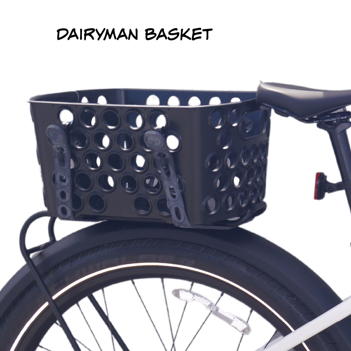 BiKASE Dairyman Rear Bicycle Basket - view 4