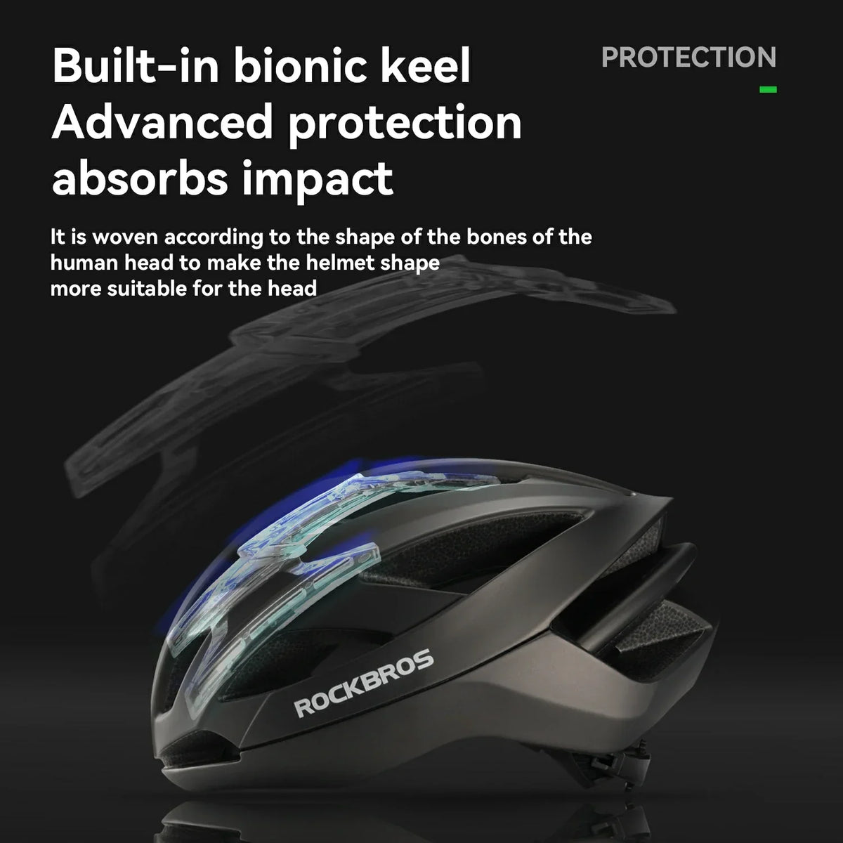 Adjustable Cycling Helmet with Bionic Support