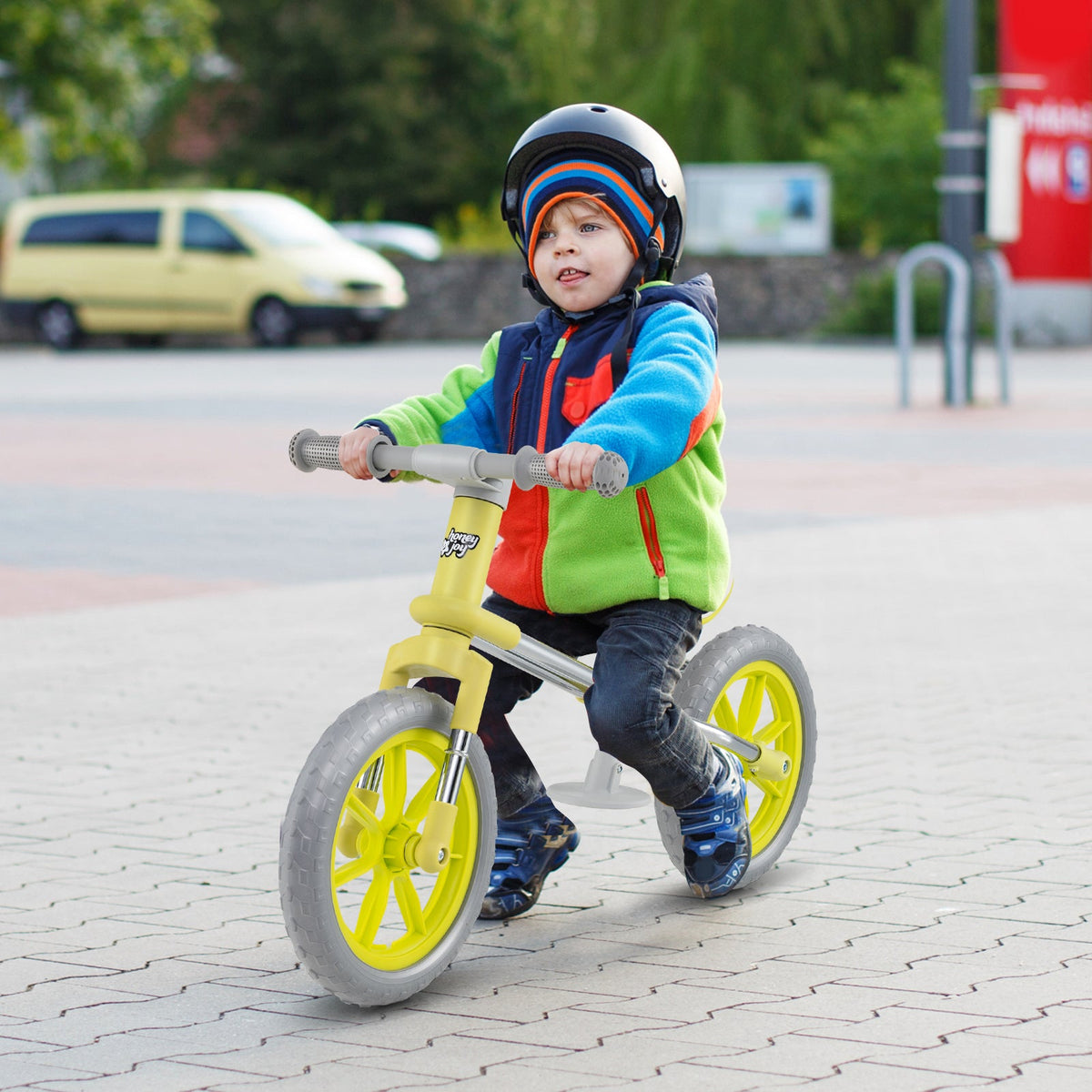 12-Inch Steel Balance Bike with Adjustable Seat - view 2