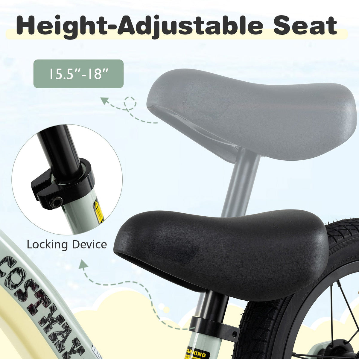 12-Inch Magnesium Balance Bike with Adjustable Seat - view 7