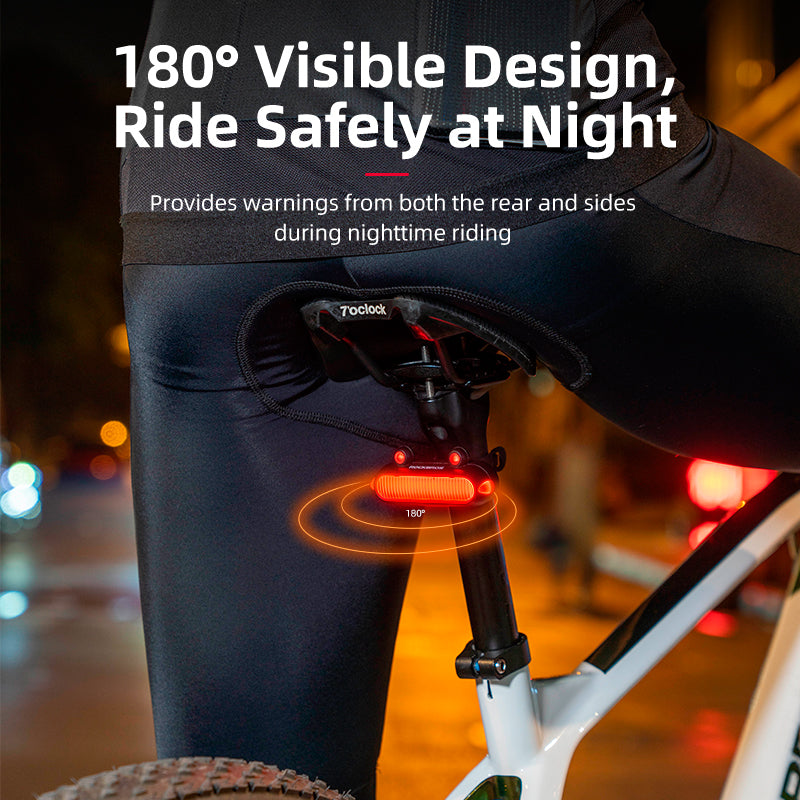 ROCKBROS Frog USB Brake-Sensing Bike Tail Light