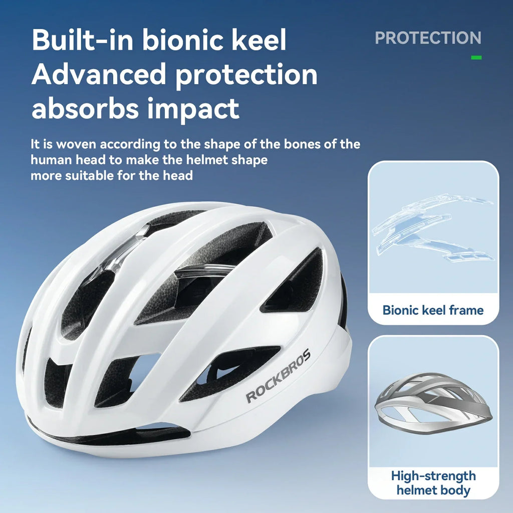 Adjustable Cycling Helmet with Bionic Support
