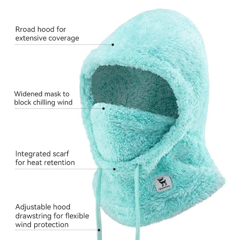 Qunature 3-in-1 fleece balaclava