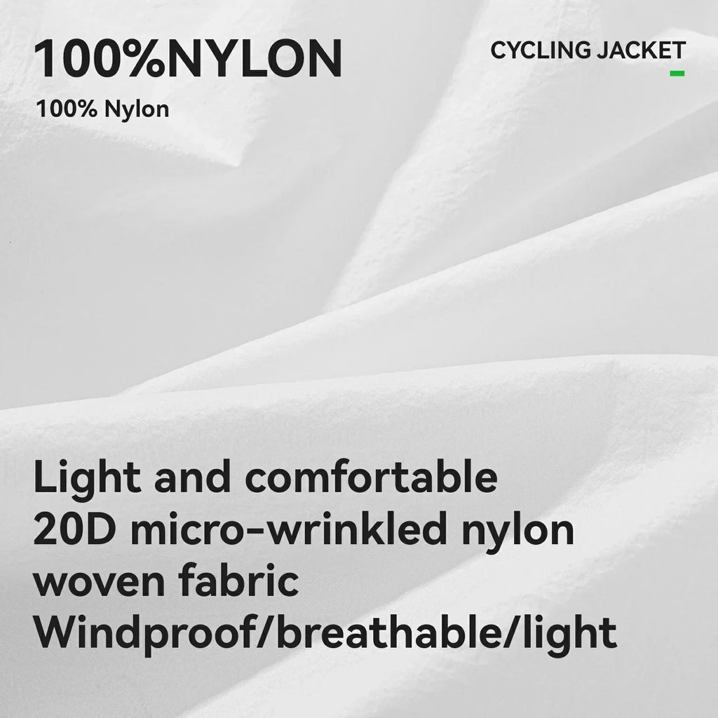 Lightweight Phosphorescent Cycling Jacket