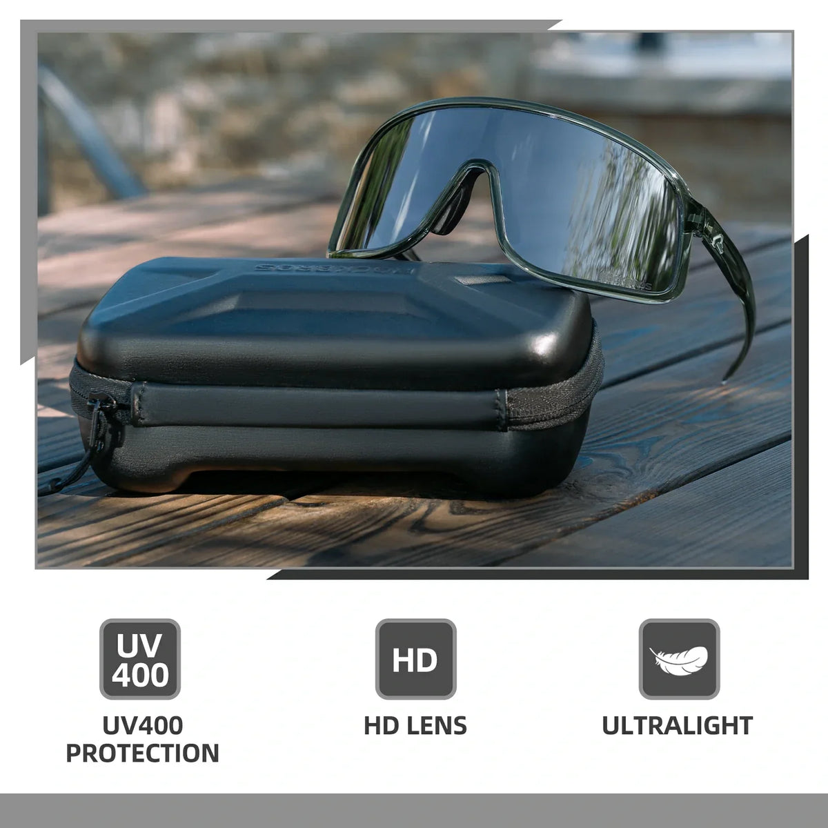 ROCKBROS Photochromic Cycling Sunglasses