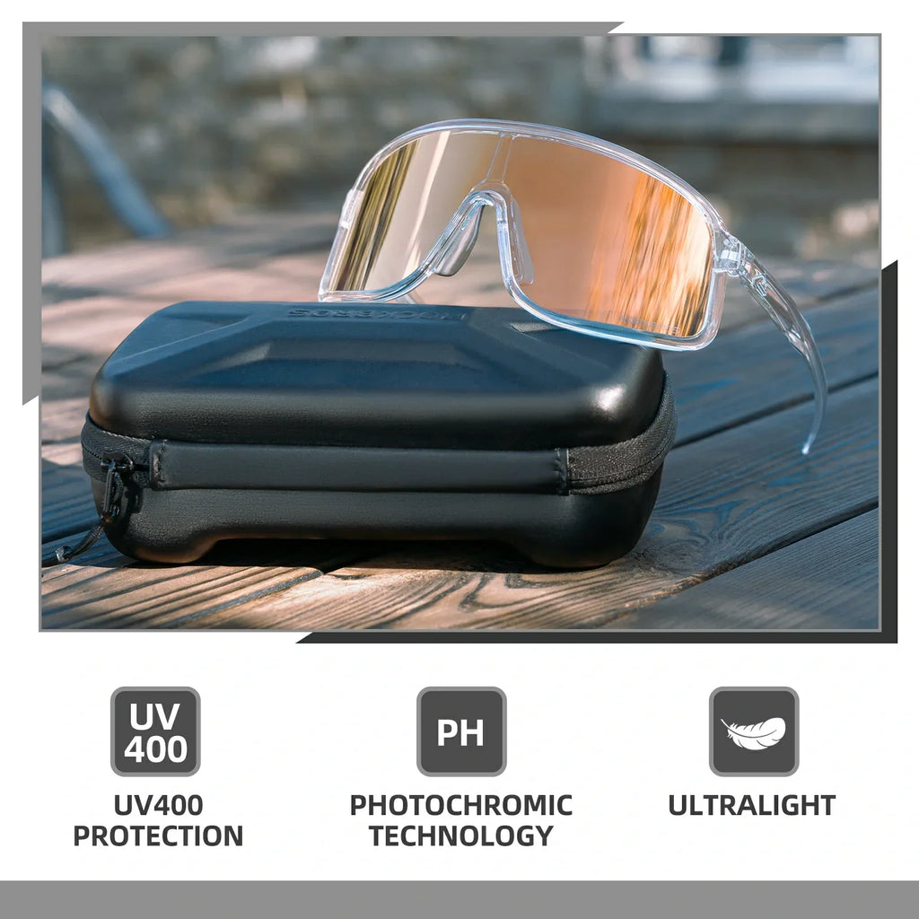 ROCKBROS Photochromic Cycling Sunglasses
