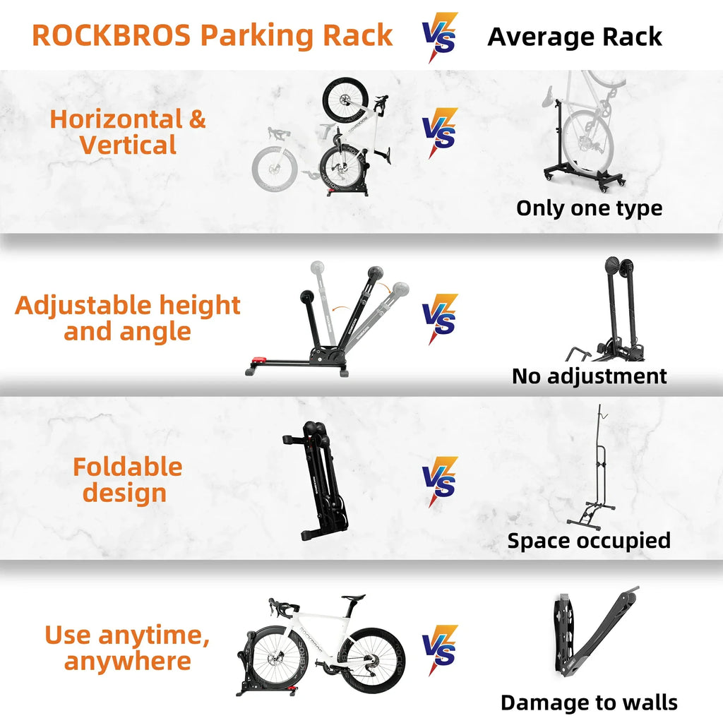 Folding 2-in-1 Bicycle Floor Stand – Preorder