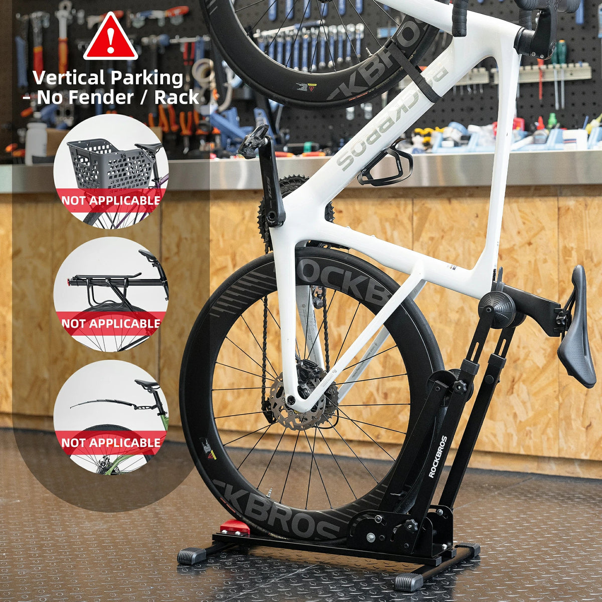 Folding 2-in-1 Bicycle Floor Stand – Preorder