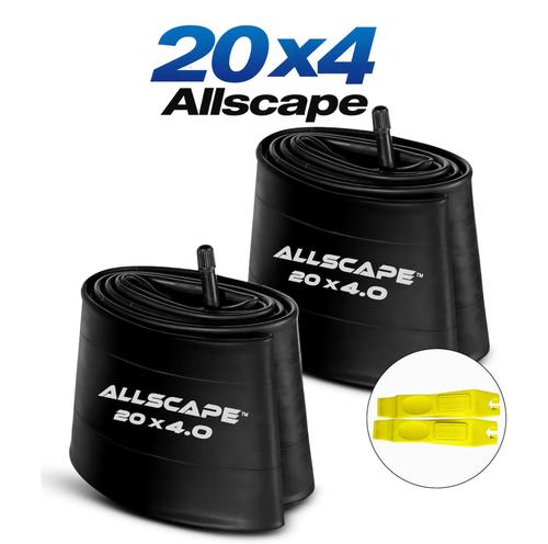 HEB Allscape 20x4' Tubes - Heavy Duty Bike Tube for Ebike Tires - Puncture Resistant Inner Tube for 20x4