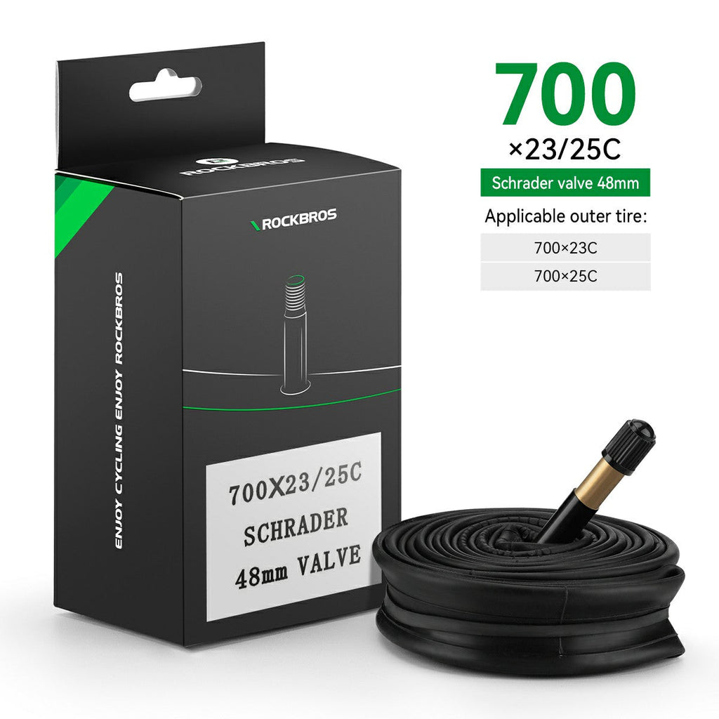 700c Butyl Bicycle Inner Tube – 48mm Valve Options