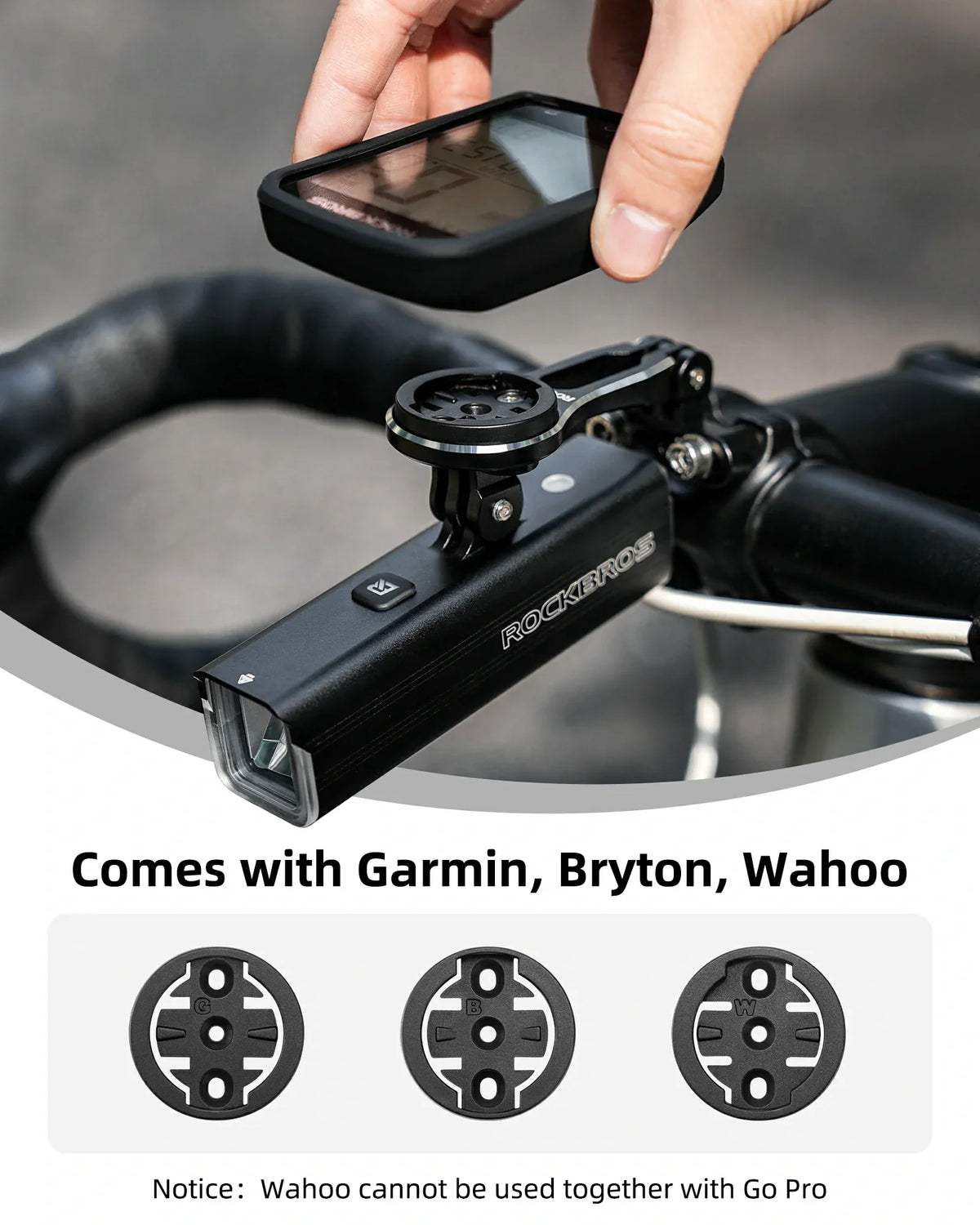 Aluminum Out-Front Bike Computer Mount