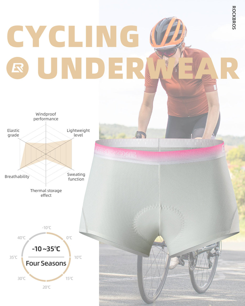 Women's 4D Padded Cycling Underwear