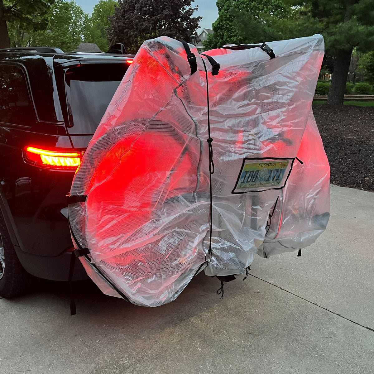 BiKASE Dual or Single E-Bike Cover Adjustable for 1 or 2 Bikes - view 5