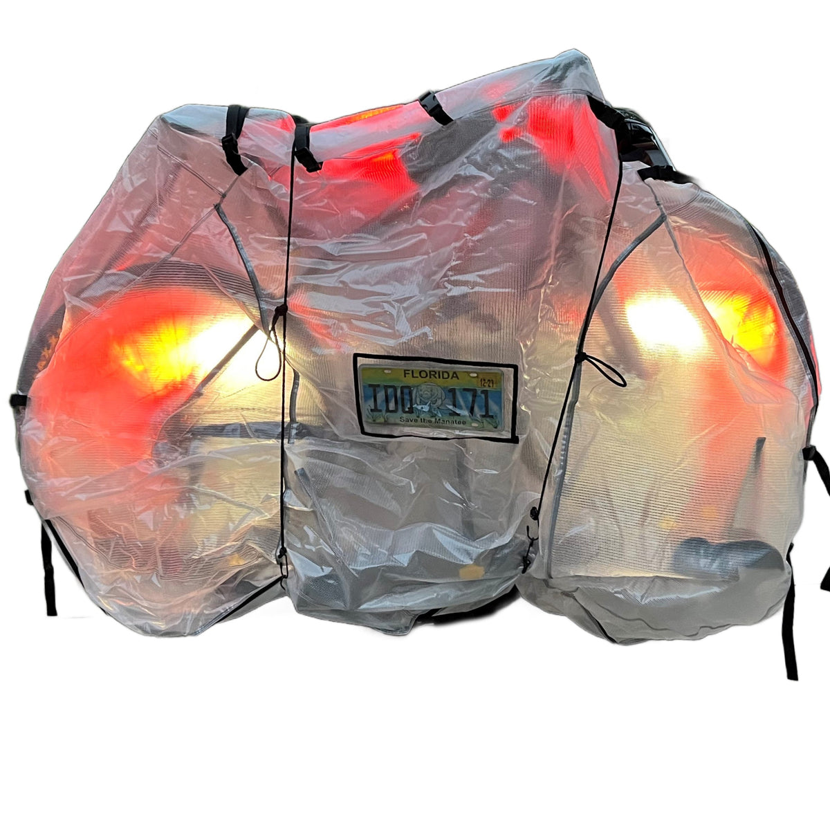 BiKASE Dual or Single E-Bike Cover Adjustable for 1 or 2 Bikes