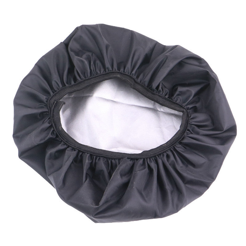 Black and Silver Bicycle Saddle Rain Cover - view 5