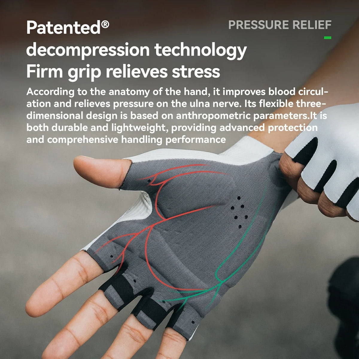 ROCKBROS Elastic Interface Half-Finger Cycling Gloves