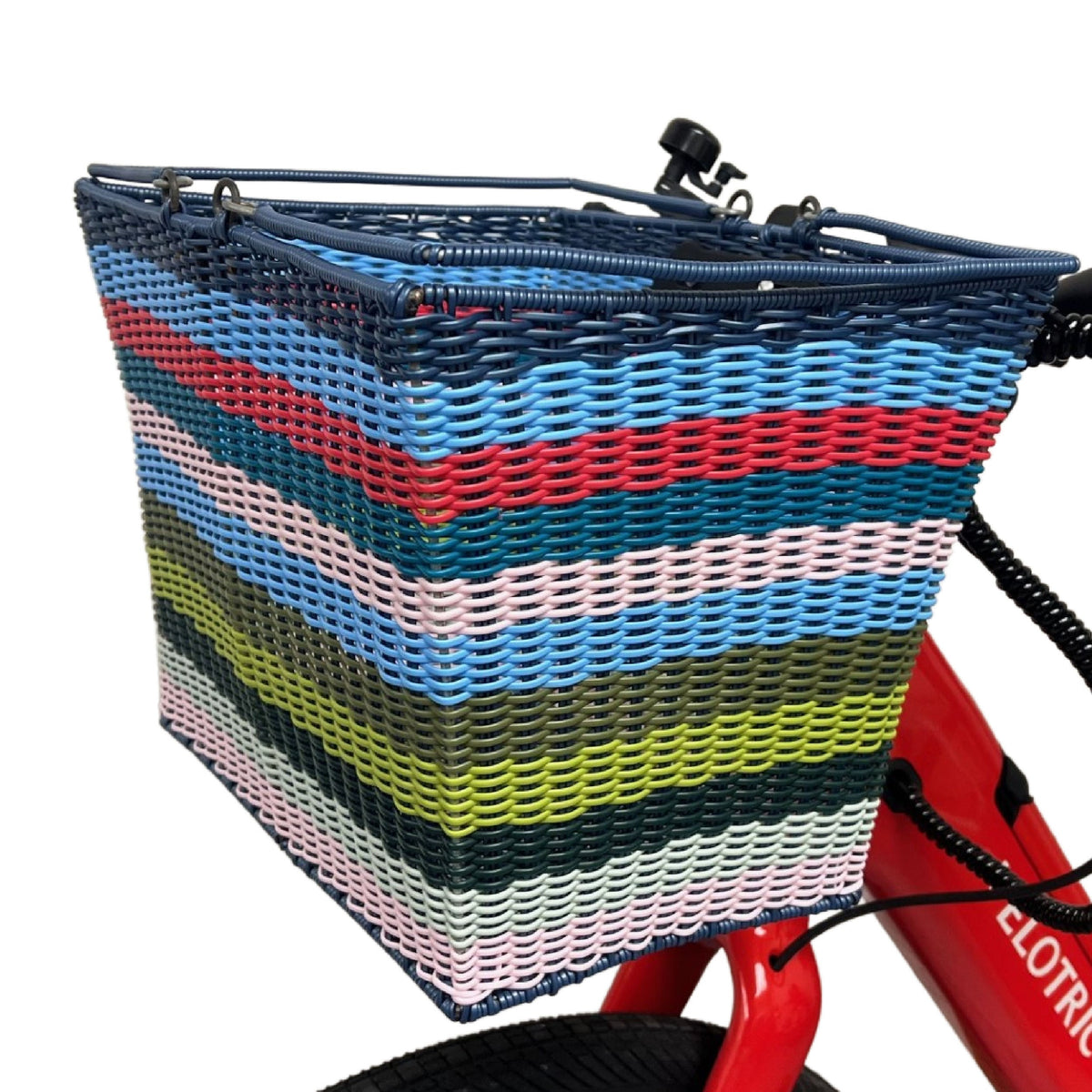 BiKASE Multi Colored Handlebar Basket