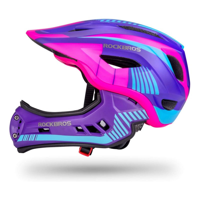 ROCKBROS Kids' Detachable Full-Face Bike Helmet