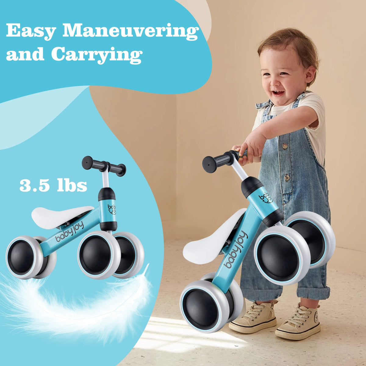 Four-Wheel Toddler Balance Bike - view 5