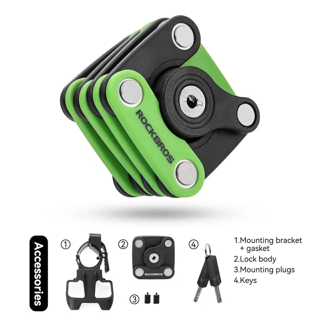 Hamburger Folding Bicycle Lock