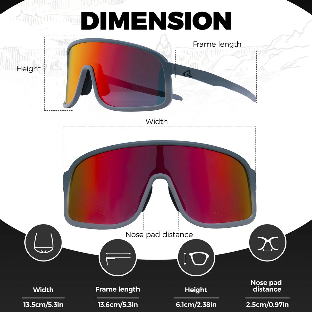 ROCKBROS Photochromic Cycling Sunglasses