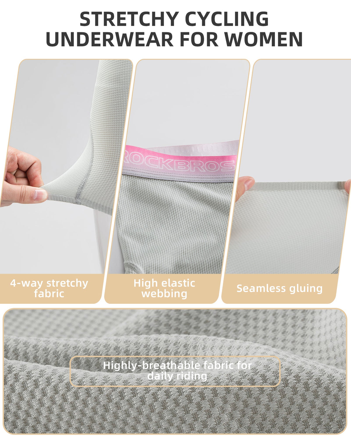 Women's 4D Padded Cycling Underwear