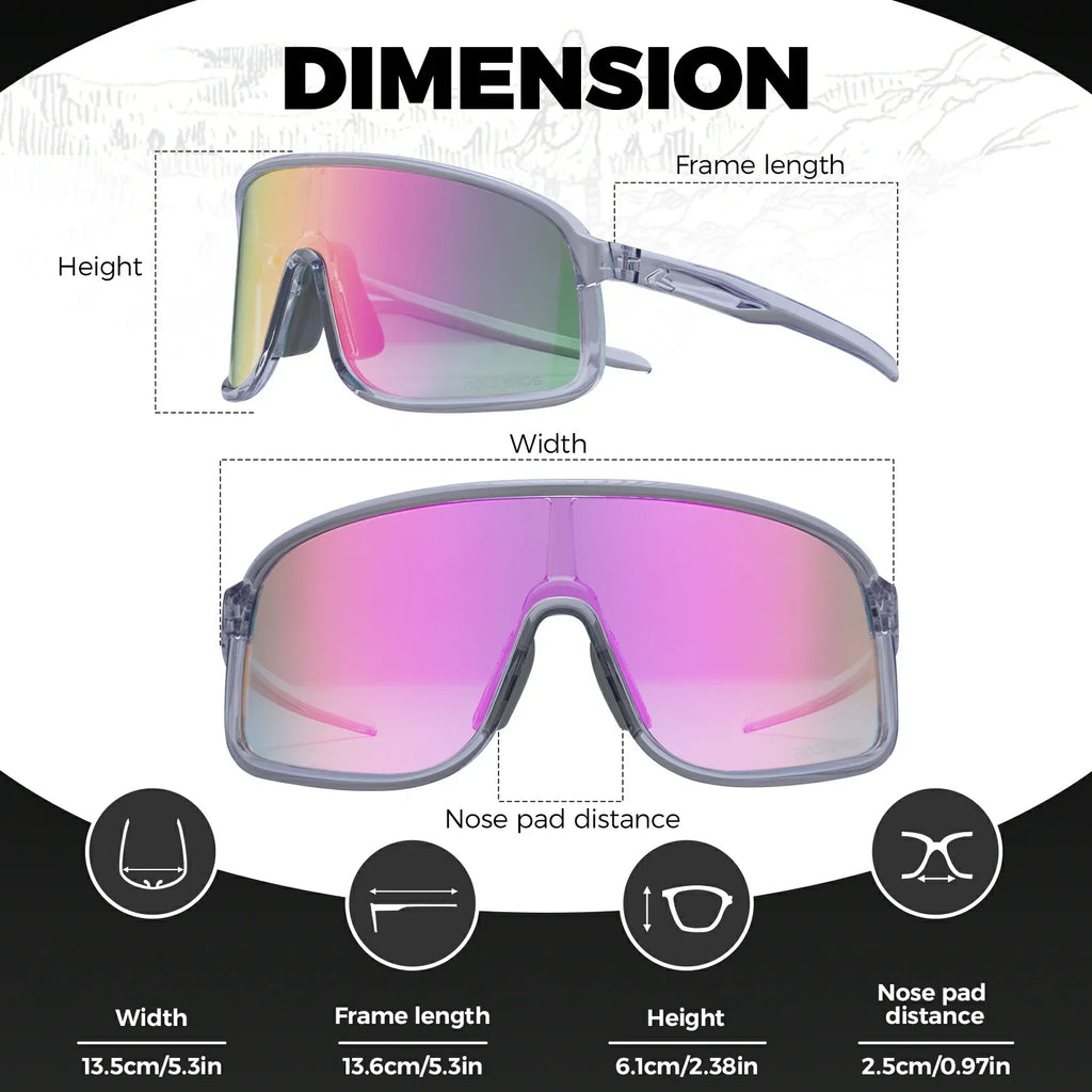 ROCKBROS Photochromic Cycling Sunglasses