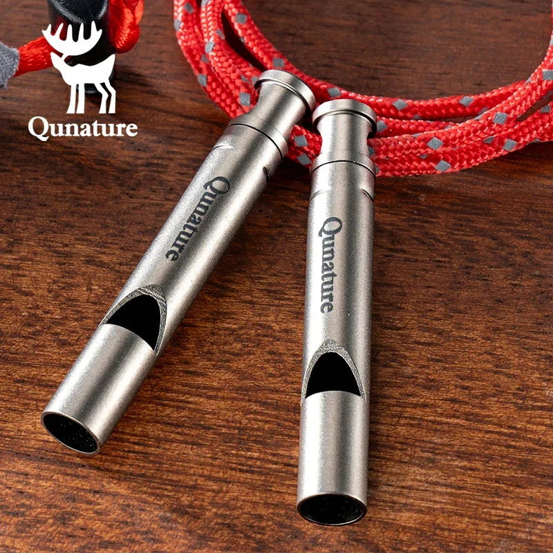 Qunature Titanium Emergency Whistle – 120 dB