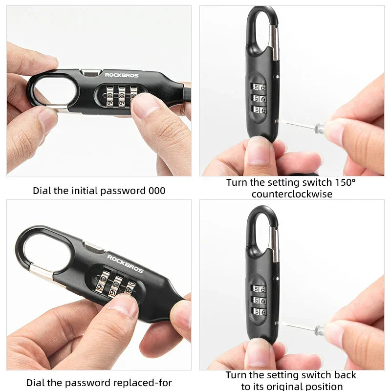 5-Foot Combination Cable Bike Lock
