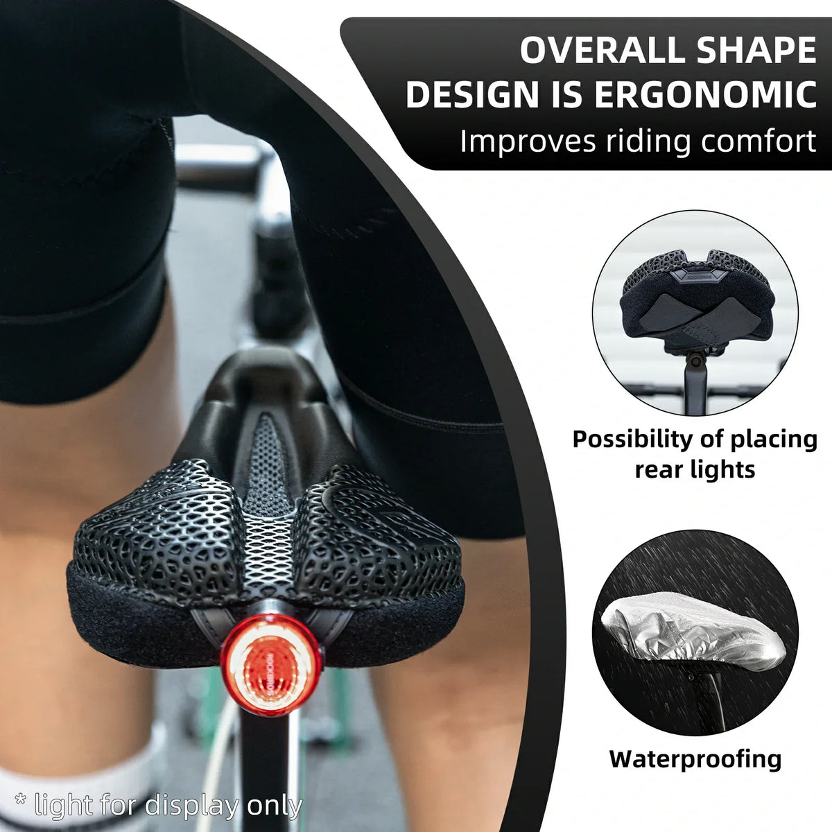 ROCKBROS 3D-Padded Bicycle Seat Cover