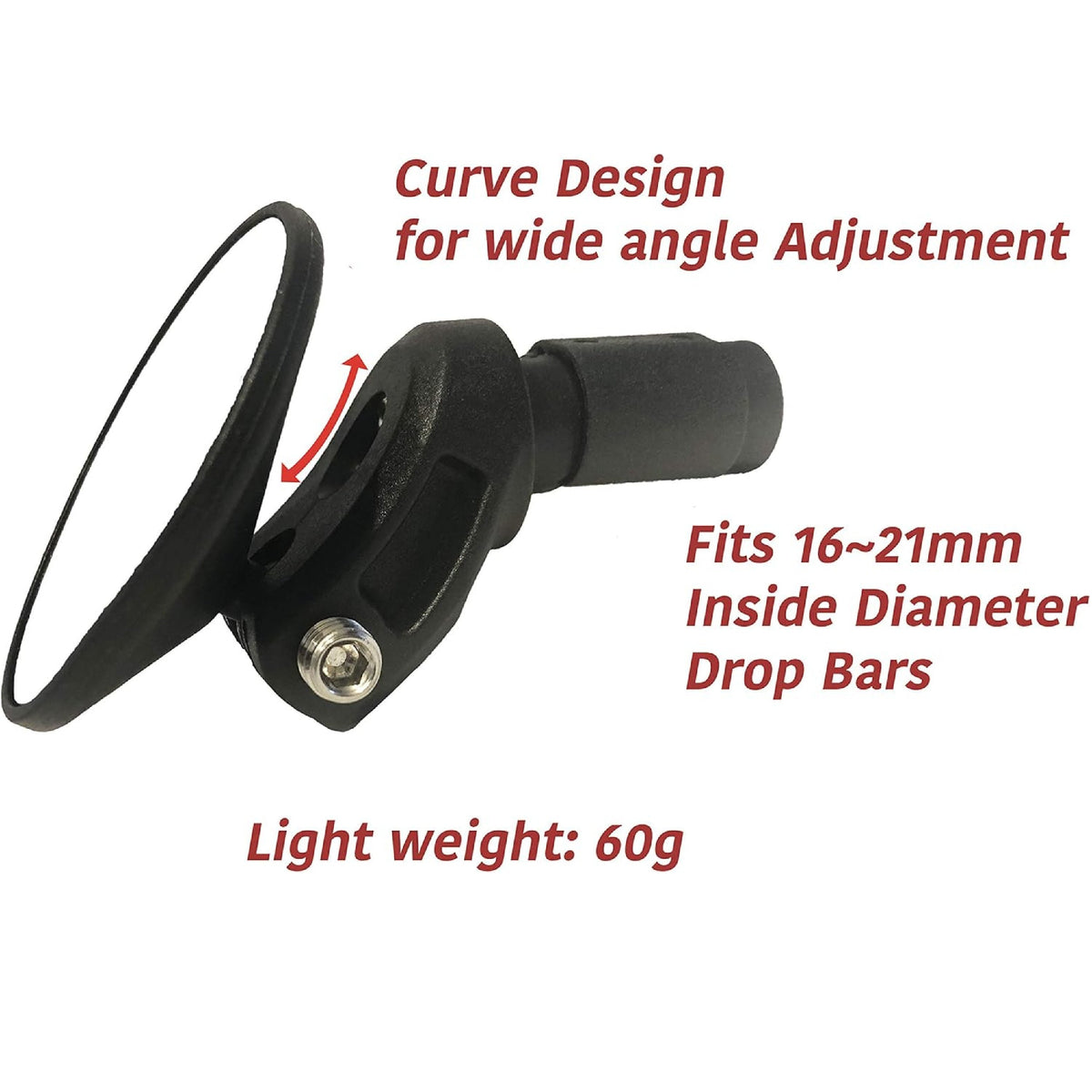 BiKASE Rocket Drop Down Handlebar Mirror - view 4