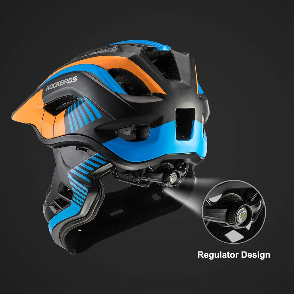 ROCKBROS Kids' Detachable Full-Face Bike Helmet