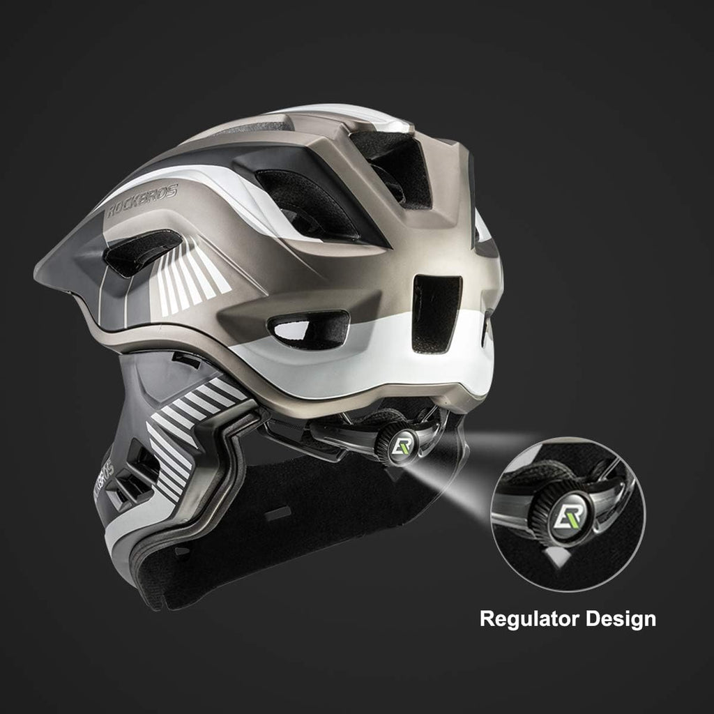 ROCKBROS Kids' Detachable Full-Face Bike Helmet
