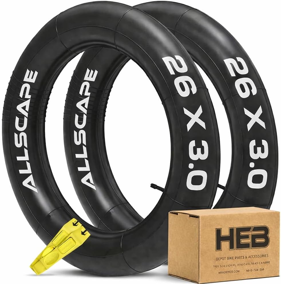 HEB ALLSCAPE BUNDLE Fat Tires - SET OF 26"x 3.0" (2) Tires, (2)Tubes, and an Electric Tire Inflator - view 2