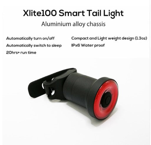 XLITE100 Brake-Sensing Bicycle Tail Light - view 7