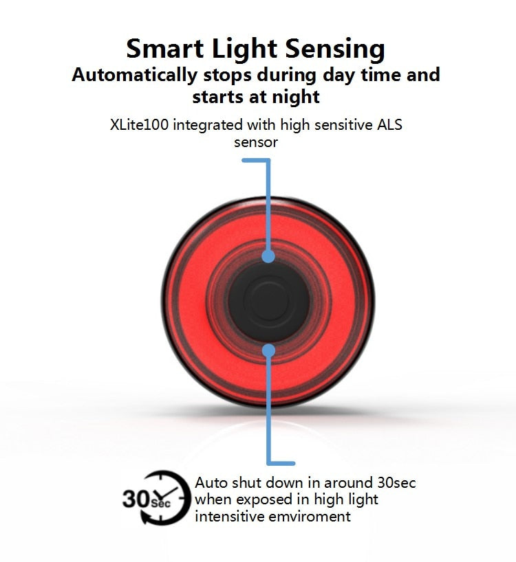 XLITE100 Brake-Sensing Bicycle Tail Light - view 3