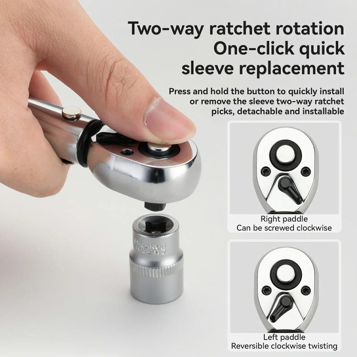 1/4-Inch Click Torque Wrench – 2–24 Nm