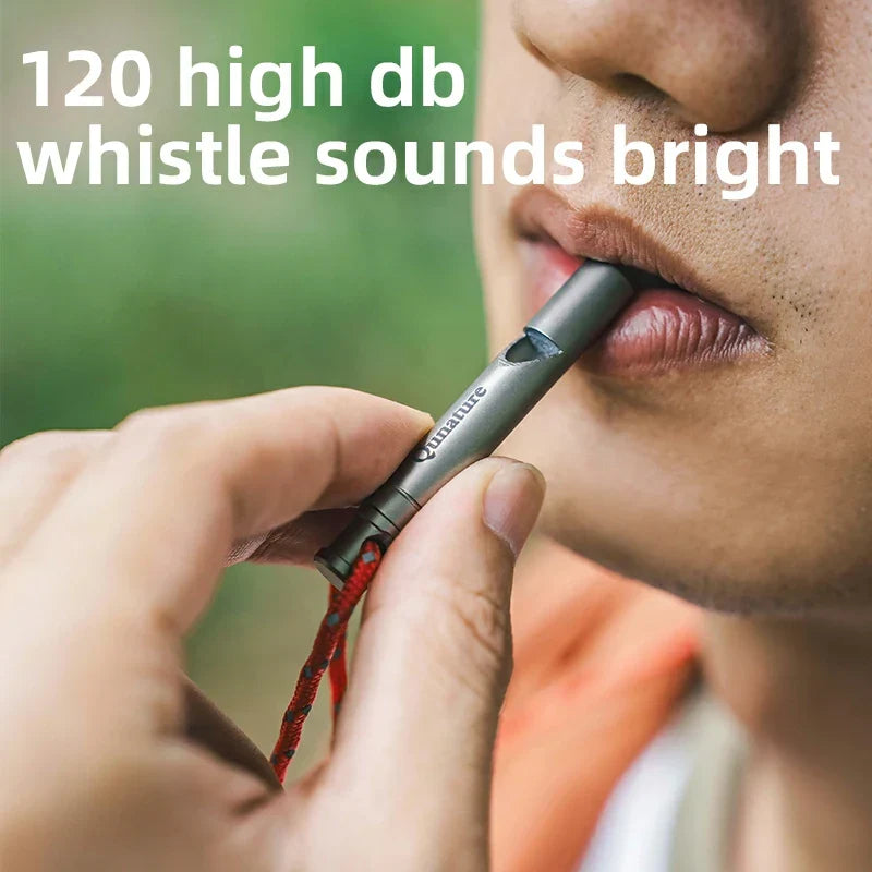 Qunature Titanium Emergency Whistle – 120 dB