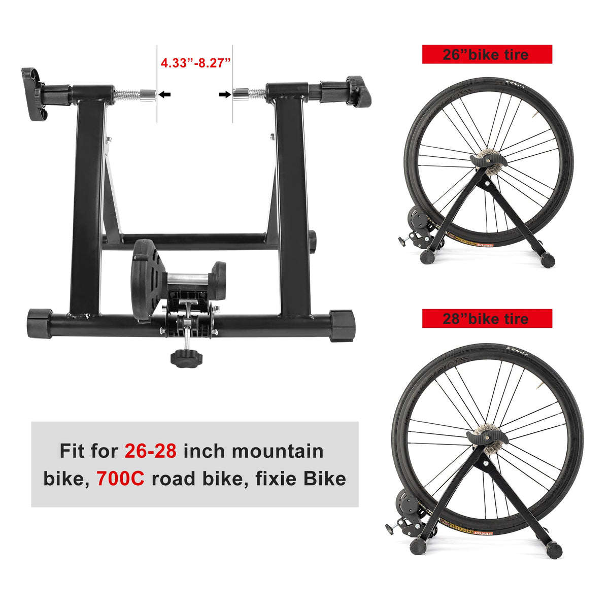ROCKBROS Foldable Bike Trainer Stand for Indoor Cycling Exercise