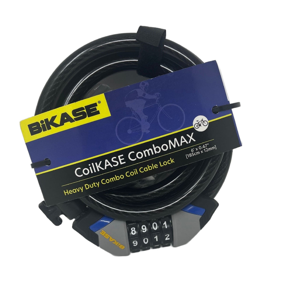 BiKASE CoilKASE Combo MAX 6-Foot Cable Lock