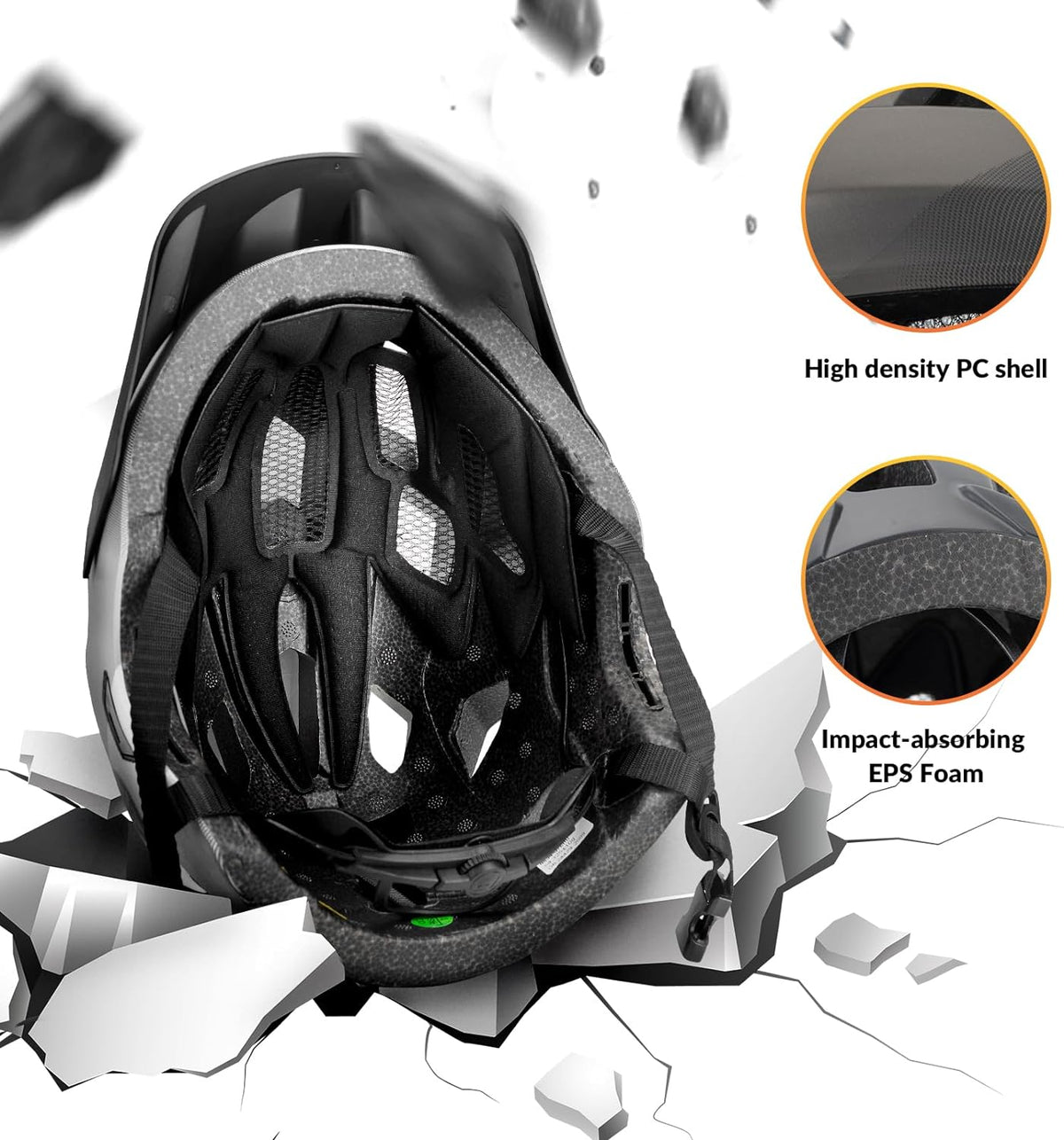 ROCKBROS Kids' Full-Face Bike Helmet with Detachable Chin Guard
