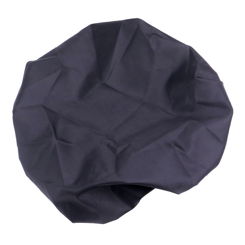 Black and Silver Bicycle Saddle Rain Cover - view 4