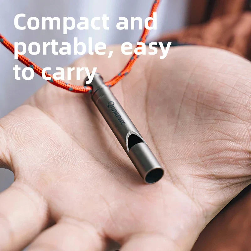 Qunature Titanium Emergency Whistle – 120 dB